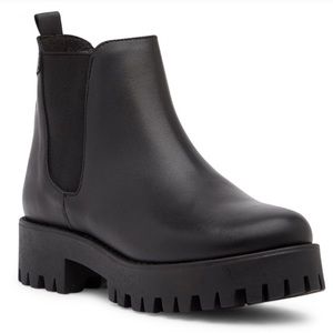 Steve Madden Bleeker Black Leather Size 6.5